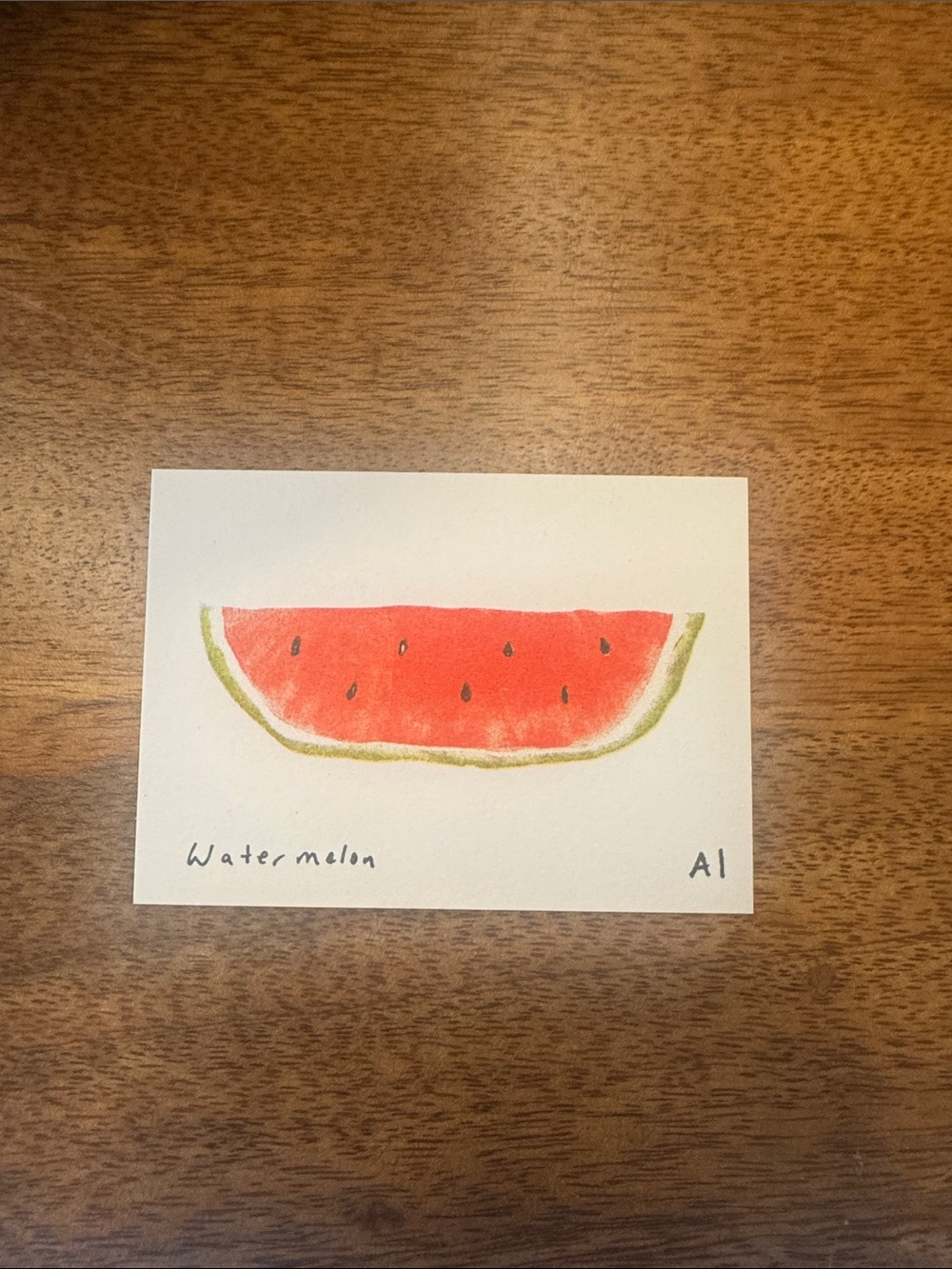 Inciardi - Watermelon - Mini Art Print -